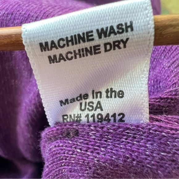 MONROW Women's Zip Front Quilted Vest Purple Pockets Size Extra Small / Small - Picture 4 of 8